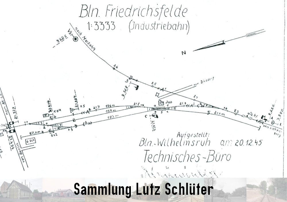 Der Zustand des Bahnhofs am 20. Dezmber 1945. Sammlung Lutz Schlüter